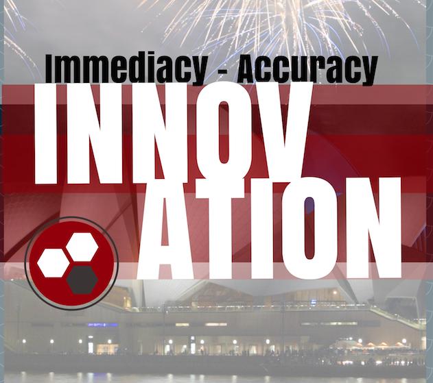 Immediacy – Accuracy – INNOVATION: It’s Required